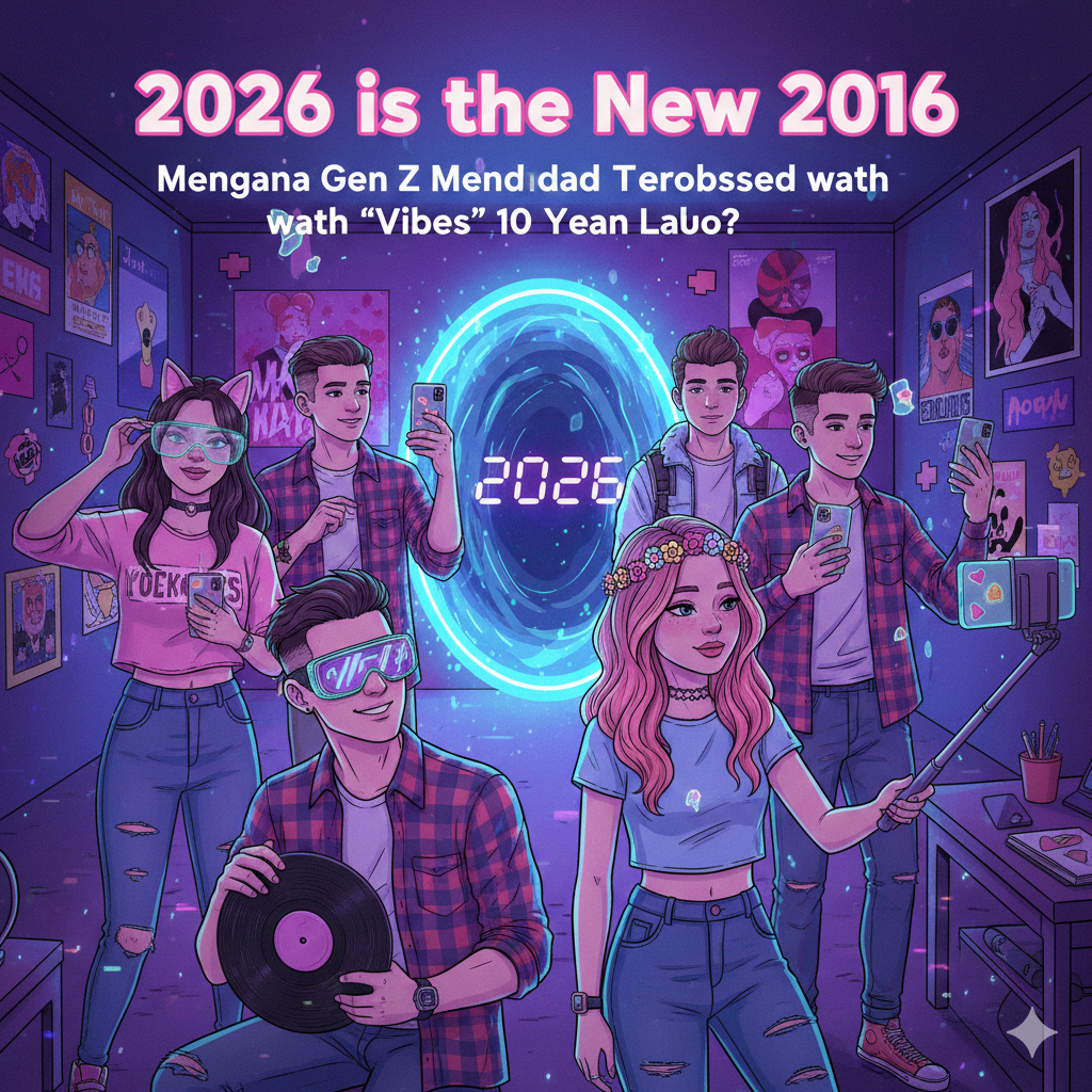 Fenomena '2026 is the New 2016', Mengapa Gen Z Mendadak Terobsesi dengan 'Vibes' 10 Tahun Lalu?