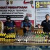 Hasil Operasi Pekat, Polres Majalengka Sita 502 Botol Miras Ilegal