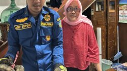 Seekor Biawak Bikin Heboh Warga Tasik