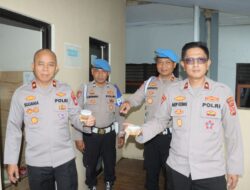 Pastikan Bebas Narkoba, 80 Personel Polres Ciamis Jalani Tes Urine