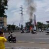 SPBU Cisumur Tasikmalaya Terbakar, Pegawai Berlarian Jadi Tontonan Warga
