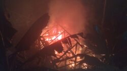 Diduga Akibat Kebocoran Gas, Rumah Panggung di Sal0pa Tasikmalaya Ludes Dilahap Si Jago Merah