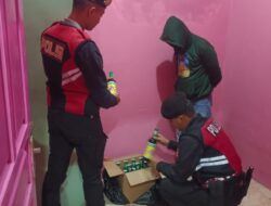 Razia Miras di Ciamis: Polisi Gerebek Kost-kostan, Amankan Pengedar dan Puluhan Botol Miras