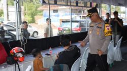 Mudik Lebaran 2026, Kapolres Ciamis Atur Lalu Lintas dan Sapa Pemudik di Pos Pam Sindangkasih