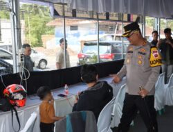 Mudik Lebaran 2026, Kapolres Ciamis Atur Lalu Lintas dan Sapa Pemudik di Pos Pam Sindangkasih