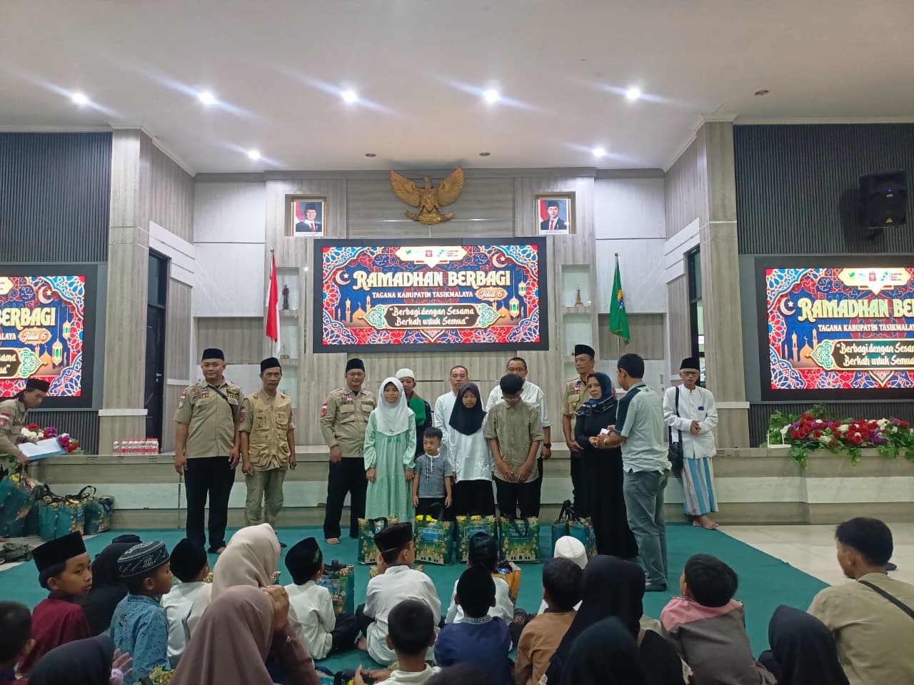 Konsisten di Tahun Keenam, FK TAGANA Tasikmalaya Beri Santunan untuk 80 Anak Yatim