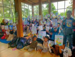 79 Anak di Ciamis Ikuti Workshop Mewarnai Komunitas Gada Membaca, Asah Literasi Visual di Bulan Ramadan