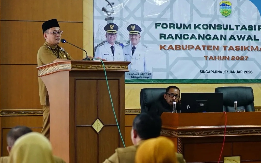 Bupati Tasikmalaya Cecep Nurul Yakin Buka Forum Konsultasi Publik RKPD 2027