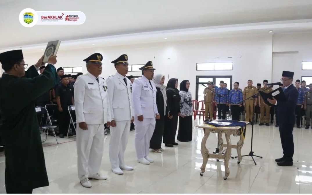 Perkuat Pelayanan Publik, Bupati Lantik 262 Pejabat di Lingkungan Pemkab Tasikmalaya
