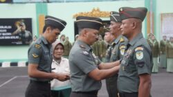 37 Prajurit Kodim 0612/Tasikmalaya Resmi Sandang Pangkat Baru di April 2026