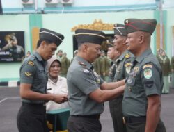 37 Prajurit Kodim 0612/Tasikmalaya Resmi Sandang Pangkat Baru di April 2026