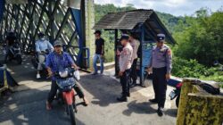 Respon Isu Viral, Polres Ciamis Ambil Alih Jalur Jembatan Cirahong