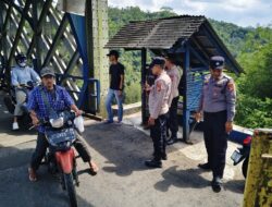 Respon Isu Viral, Polres Ciamis Ambil Alih Jalur Jembatan Cirahong