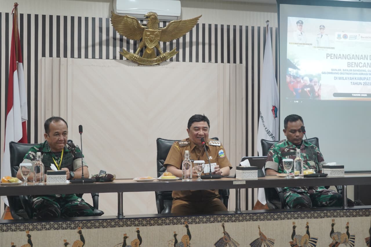 Waspada 567 Bencana, Bupati Garut Gandeng Perwira Seskoad TNI AD Perkuat Mitigasi Wilayah