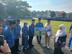 Dihadiri Kepala BKN RI, Pemkab Tasikmalaya Lepas 57 ASN Purnabakti Termasuk Kepala BKPSDM