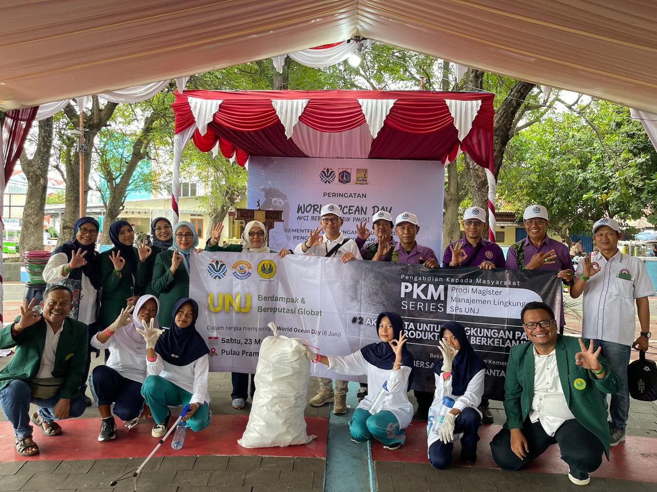World Ocean Day 2026: Magister Manajemen Lingkungan UNJ Ambil Bagian dalam Aksi Selamatkan Laut di Pulau Pramuka