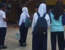 Lapuk, Dua Ruang Kelas SMPN 1 Bantarkalong Runtuh