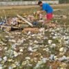 Usai Upacara HUT RI, SOR Mangunreja Dipenuhi Sampah