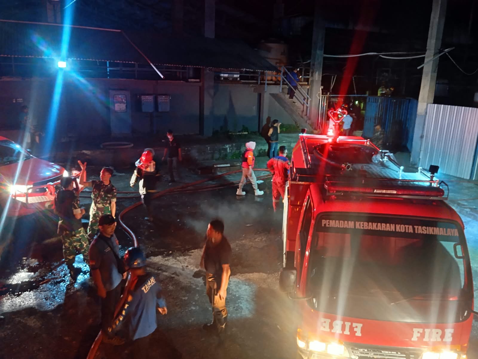 Kebakaran Gardu Listrik Pabrik Gula di Singaparna, Kerugian Ditaksir Rp220 Juta